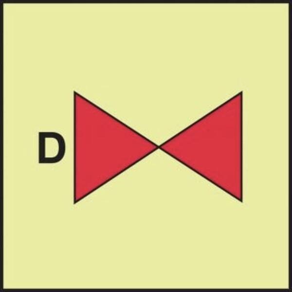 Accuform IMO FIRE CONTROL EQUIPMENT 6 in X MLMR834GE MLMR834GE - main